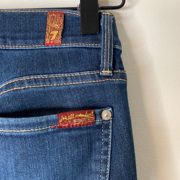7 For All Mankind Modern Straight Jeans Size 24. - Picture 7 of 9
